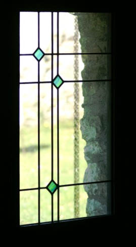 stained glass front door